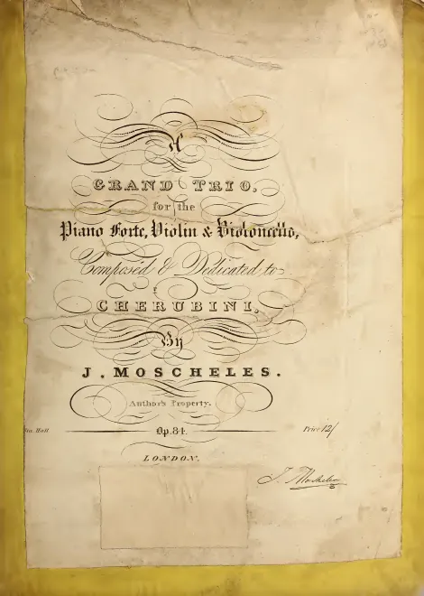 First page of Piano Trio