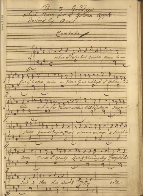 First page of When the celestial beauties