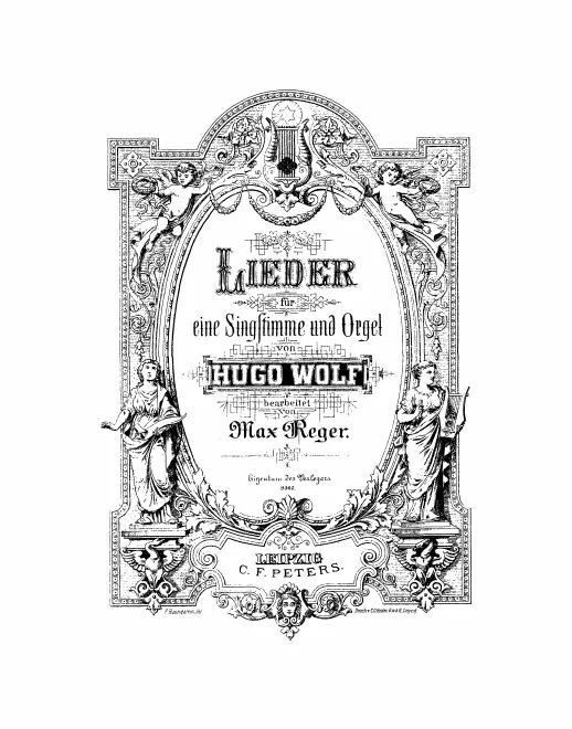 First page of Mörike Lieder