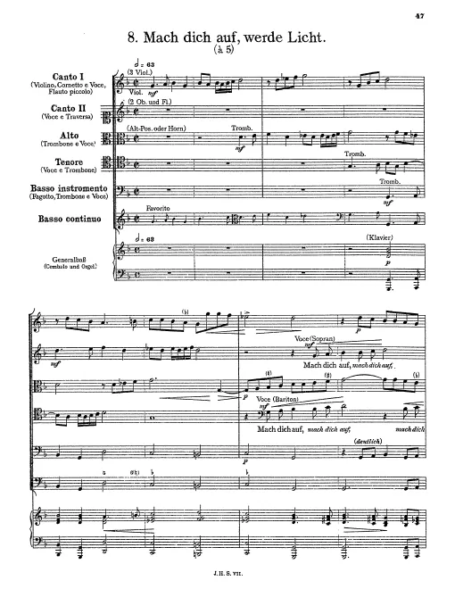 First page of Mach dich auf, werde Licht