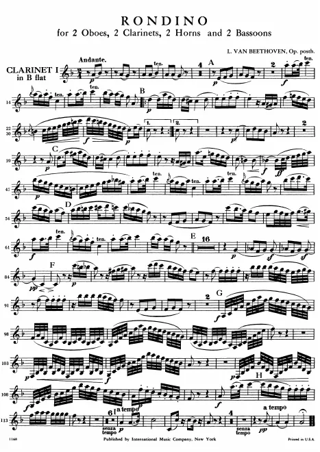 Clarinet 1 (B♭)