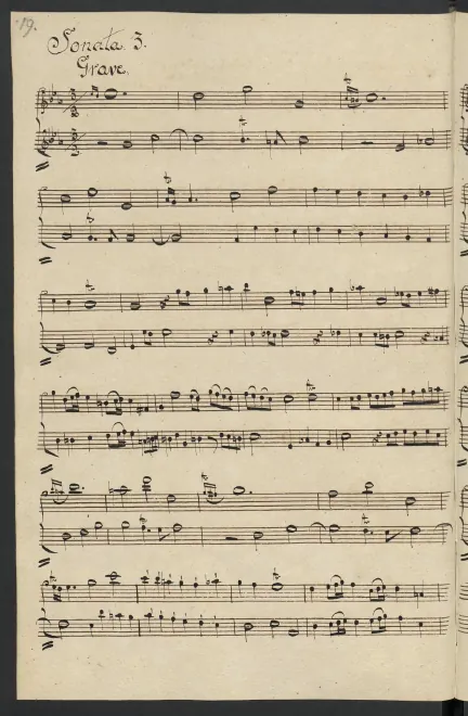 First page of Duet for 2 Flutes