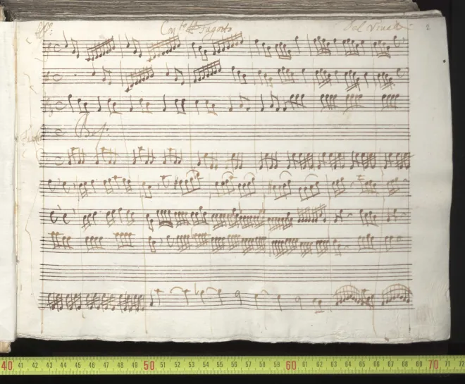 First page of Bassoon Concerto in C major