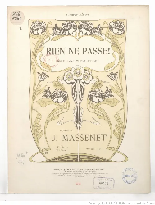 First page of Rien ne passe !