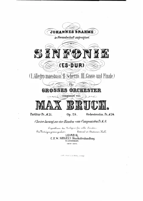First page of Symphony No.1