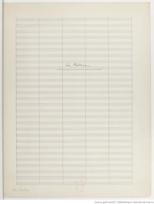 First page of Le Retour
