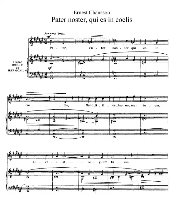 First page of 3 Motets