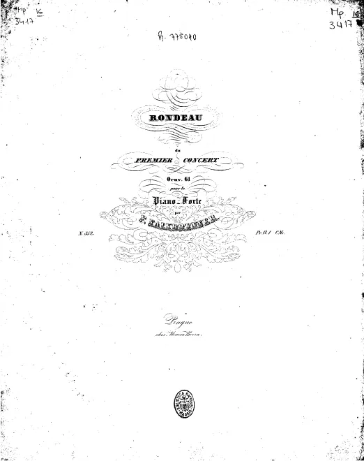 First page of Piano Concerto No.1