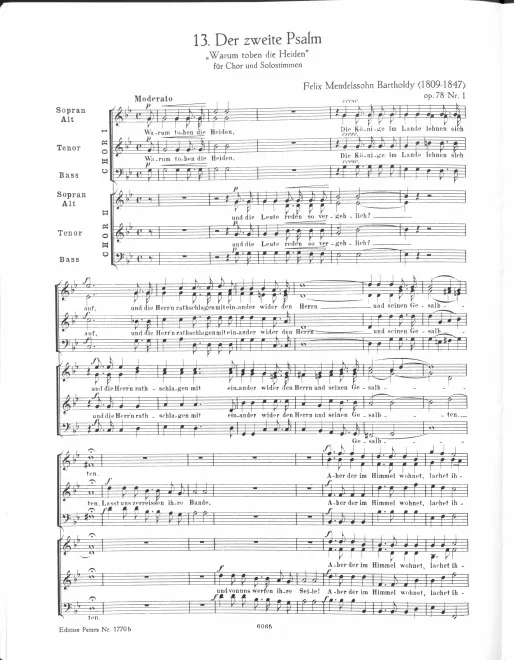 First page of 3 Psalms