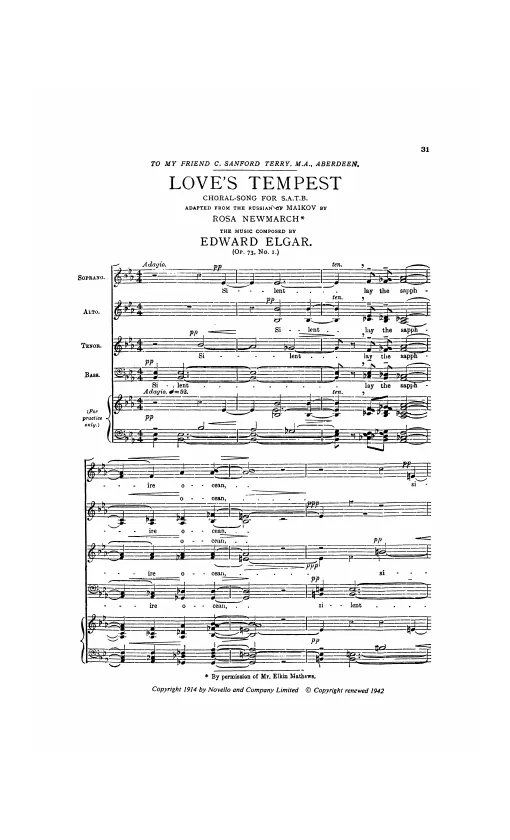 First page of 2 Part Songs