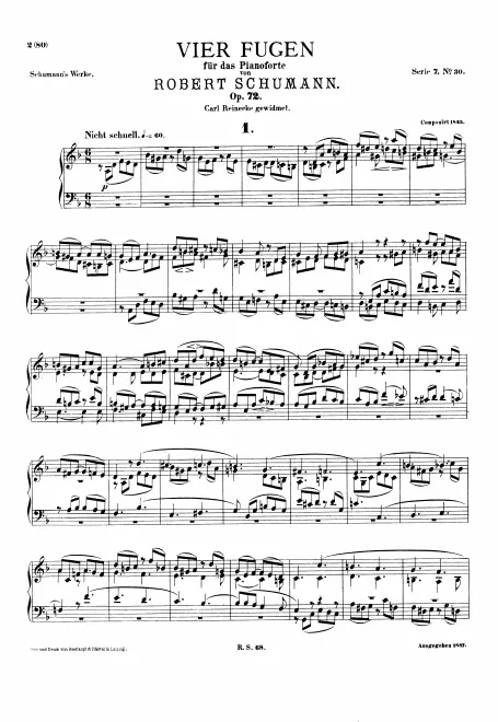 First page of 4 Fugues