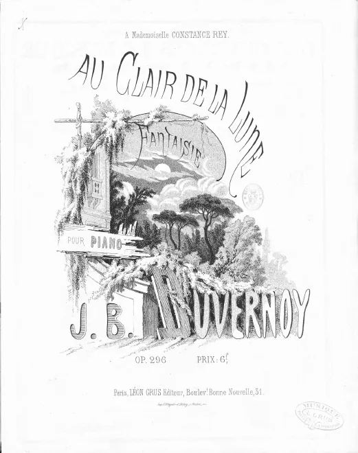 First page of Au clair de la lune