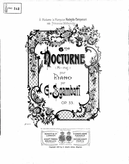 First page of Nocturne