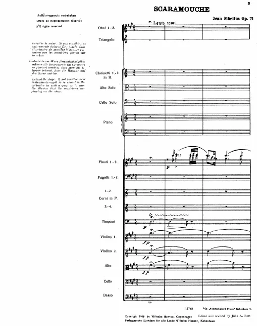 First page of Scaramouche