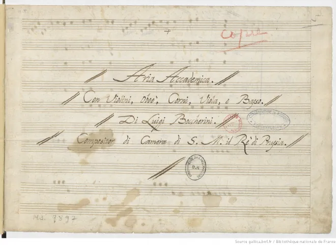 First page of Tu di saper procura, G.555