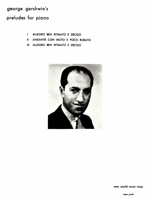 First page of Three Preludes