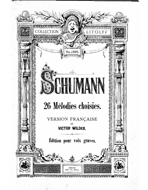 First page of 50 Mélodies