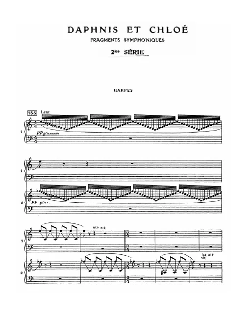 First page of Daphnis et Chloé Suite No.2
