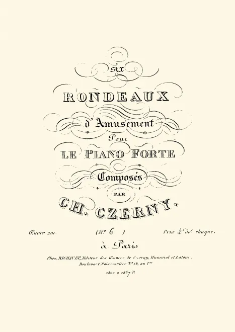 First page of 6 Rondeax d'Amusement