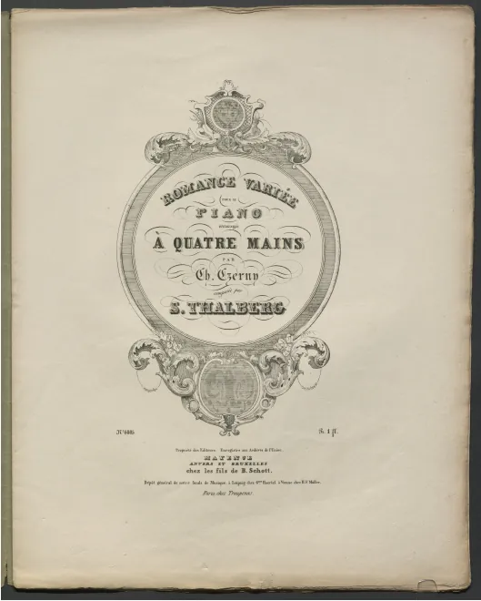 First page of Romance Variée