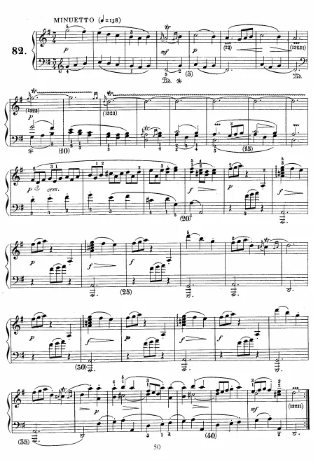 First page of Keyboard Sonata in G major
