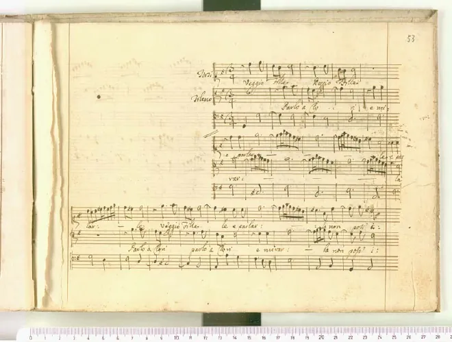 First page of Tirsi e Fileno ; Veggio Fille