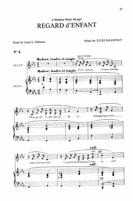 First page of Regard d'enfant