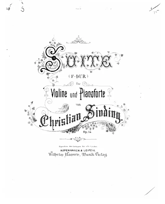 First page of Suite