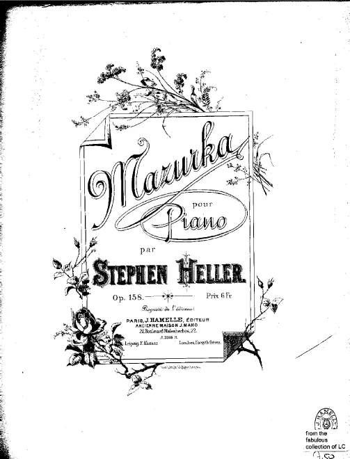 First page of Mazurka