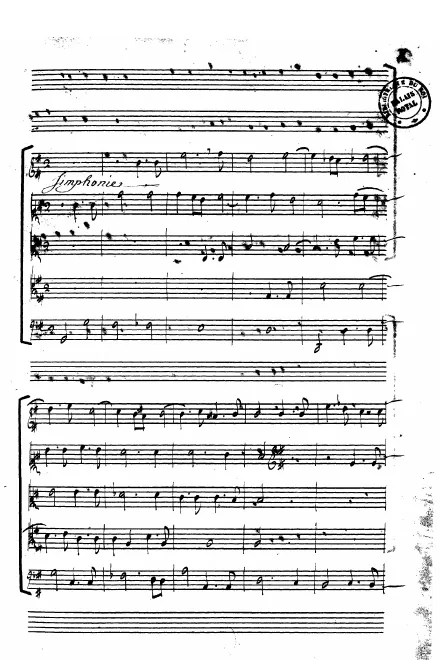 First page of Benedictus Dominus