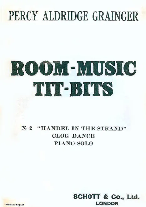 First page of Handel in the Strand