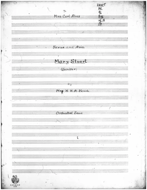 First page of Mary Stuart
