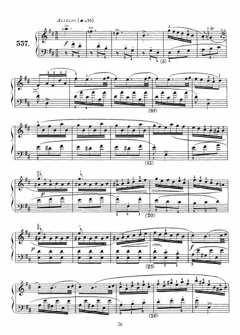 First page of Keyboard Sonata in D major
