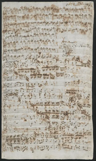 First page of Ach Gott vom Himmel sieh darein