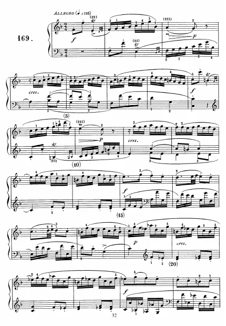 First page of Keyboard Sonata in F major