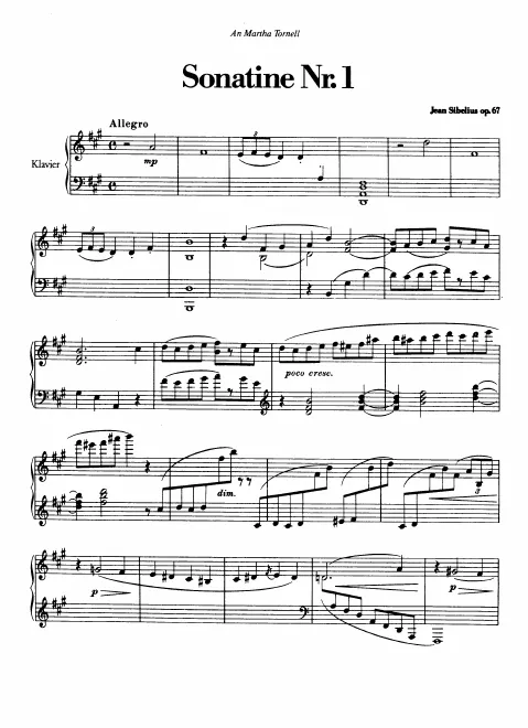First page of 3 Sonatinas, Op.67