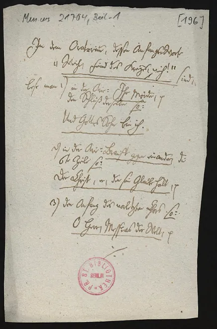 First page of Lukas-Passion