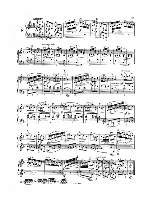 First page of Keyboard Sonata in F major