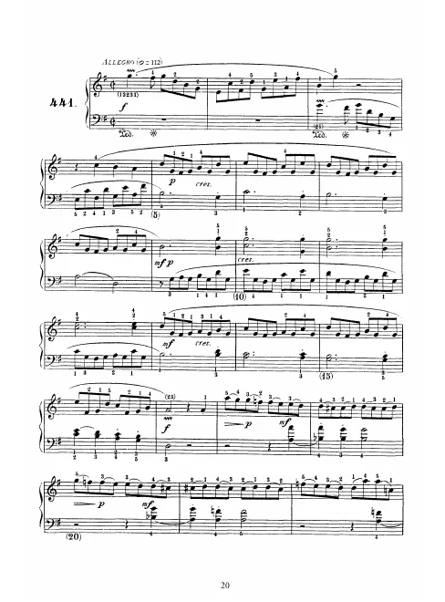 First page of Keyboard Sonata in G major