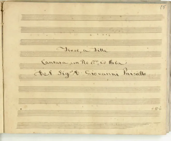 First page of Tirsi a Fille