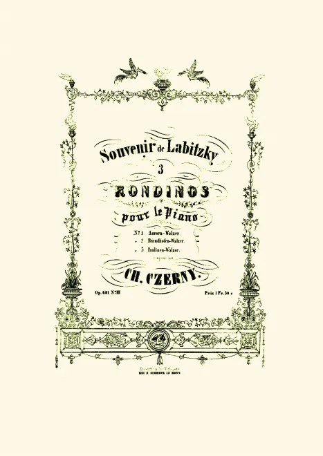 First page of Souvenir de Labitzky