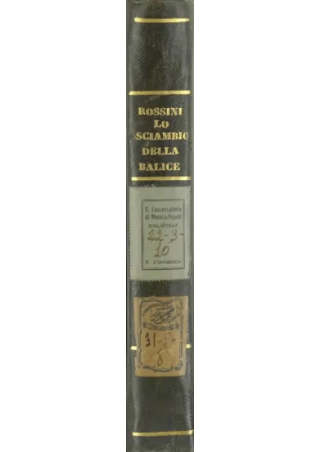 First page of L'occasione fa il ladro