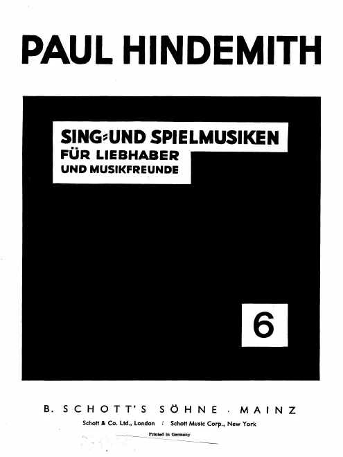 First page of Lieder für Singkreise