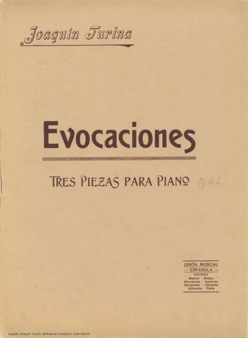 First page of Evocaciones