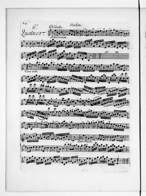 First page of Quartetto