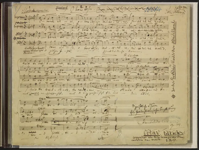 First page of 3 Sacred Choruses