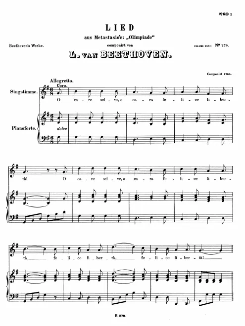 First page of O care selve