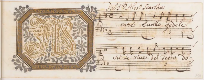 First page of Mentre Eurillo fedele