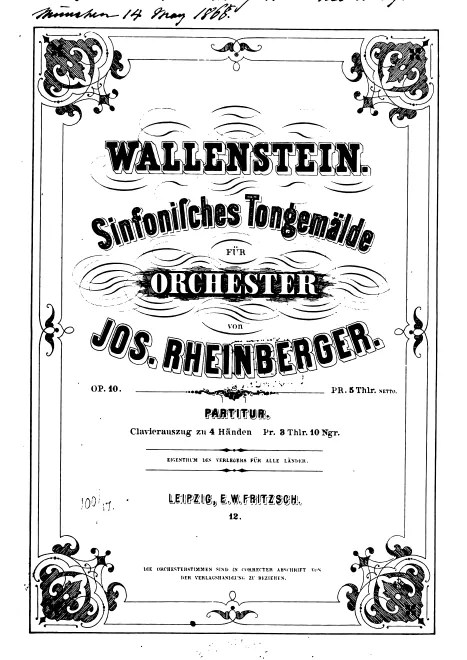 First page of Symphony No.1