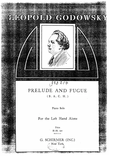 First page of Prelude and Fugue